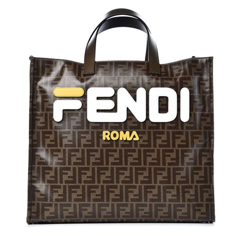 fendi zucca coated canvas large mania shopping|Fendi Zucca Coated Canvas .